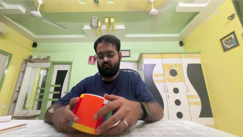 14x14 Rubiks Cube Solve